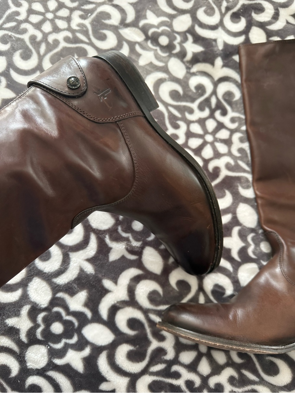 Frye, Melissa, chocolate brown, size 11 - Picture 3 of 9